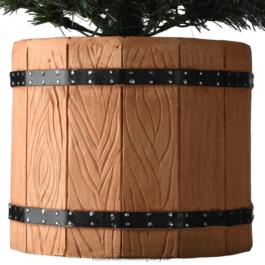 Trees | National Tree Company 6 ft Snowy Sheffield Spruce Slim Half Tree with Clear Lights F2L4F86